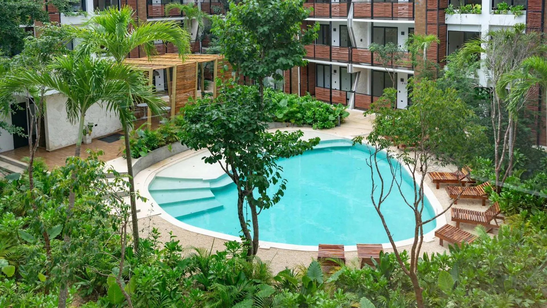 Pool & Rooftop In Tulum 2 Bedrooms Apartment 0*,  Mexico